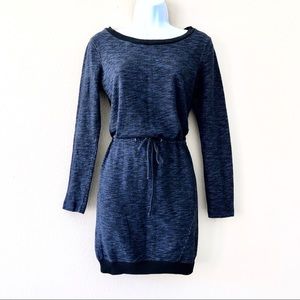 CONVERSE⚡️Deep Blue Drawstring Sweater Dress_XS